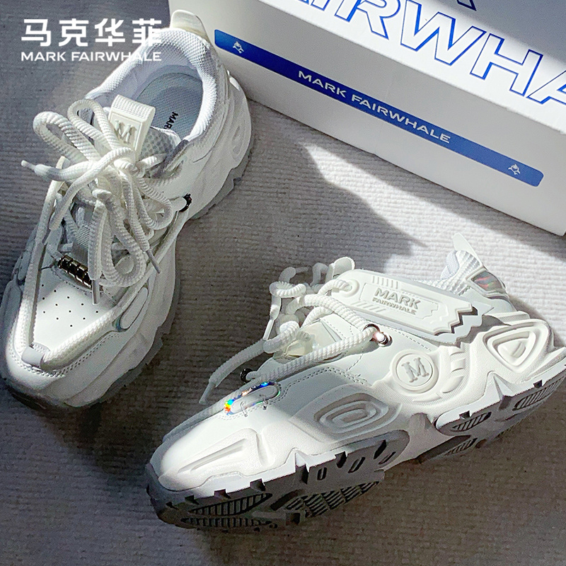 马克华菲2025夏季新款街头潮流男鞋老爹鞋男时尚炸街运动鞋休闲鞋