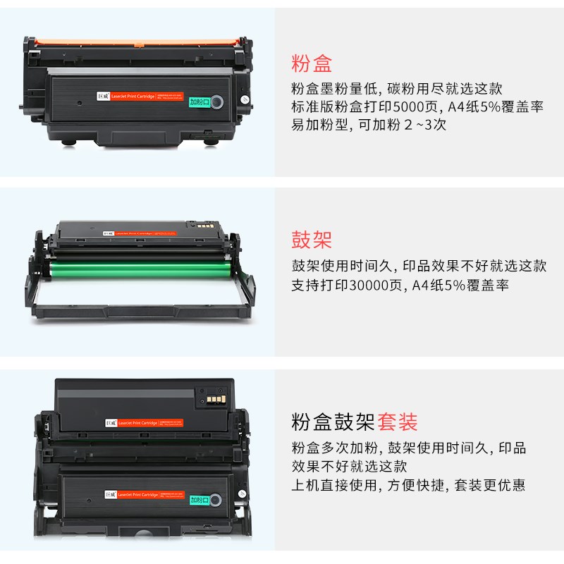 适用立思辰MA3340dn粉盒GA3340dn硒鼓LANXUM GB3341dn激光打印机G
