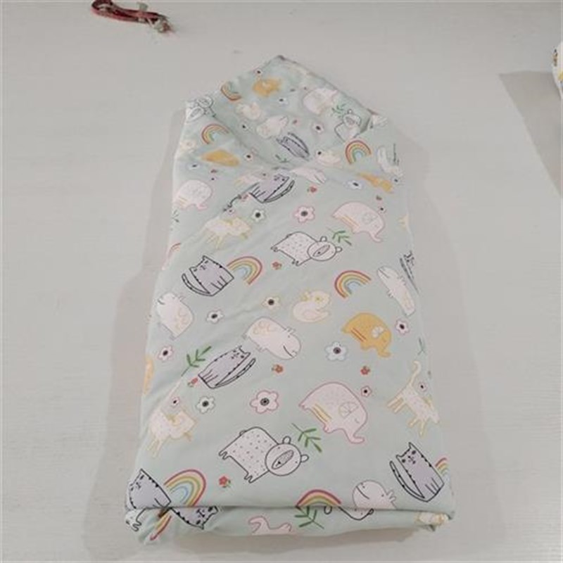 人造棉婴儿纯手工棉花被子包被棉绸抱G被隔尿垫小褥子婴儿床垫薄