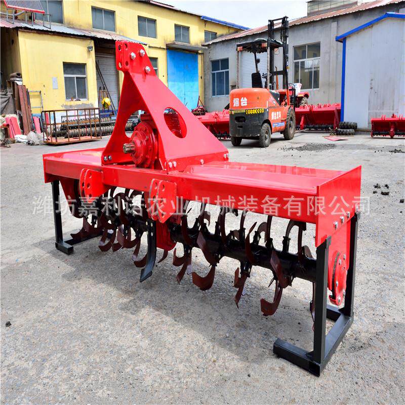 2米8加长旋耕机牵引式加强型土地耕整旋耕机高箱旋耕机土壤松土机
