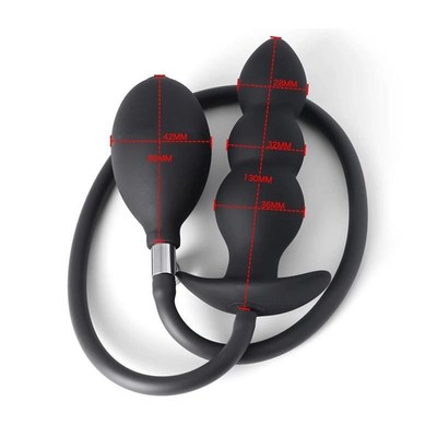 Adult G spot Expansiqon Stimulator Inflatable Anal Butt Plug
