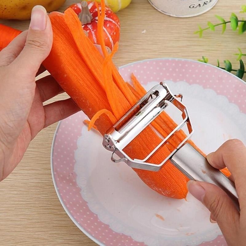 Stainless Steel Potato Cuwcumber Carrot Grater Julienne Peel
