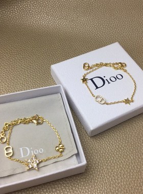 Korea New Fashion Letter Star PeDndant Bracelet Woman Simple