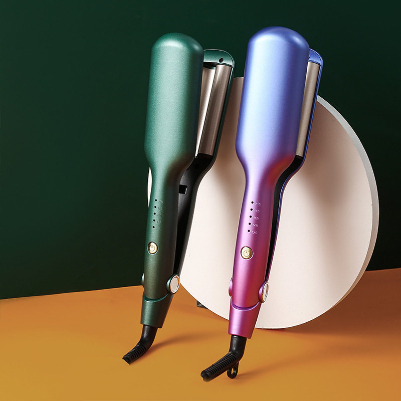 韩国蛋卷棒水波纹卷发棒大卷蛋卷头三棒波浪不伤发卷发器直供