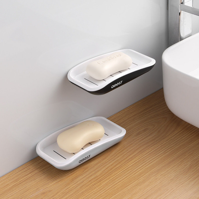 卫生间浴室壁挂式免打孔双层沥水多色可选肥皂盒可壁挂可放置实用,家庭/个人清洁工具,皂盒,淘宝优惠券,粉丝福利购,淘宝优惠卷