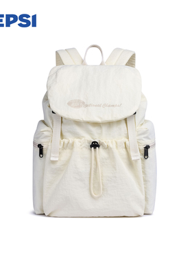 Pepsi/百事时尚百搭双肩包女休闲百搭通勤背包初高中大学生书包