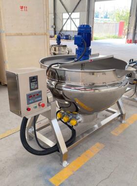 全自动胡DFK 辣汤搅拌夹拌层锅酥油茶夹层锅  魔芋熬制搅设备预制