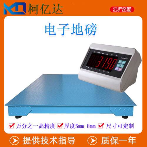 厚加面电子地磅秤 5mm台 8XK3190-Amm加固台可选 工业防水防爆平