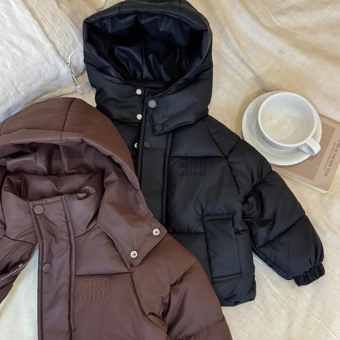 秋冬儿童小羊皮加绒加厚棉服