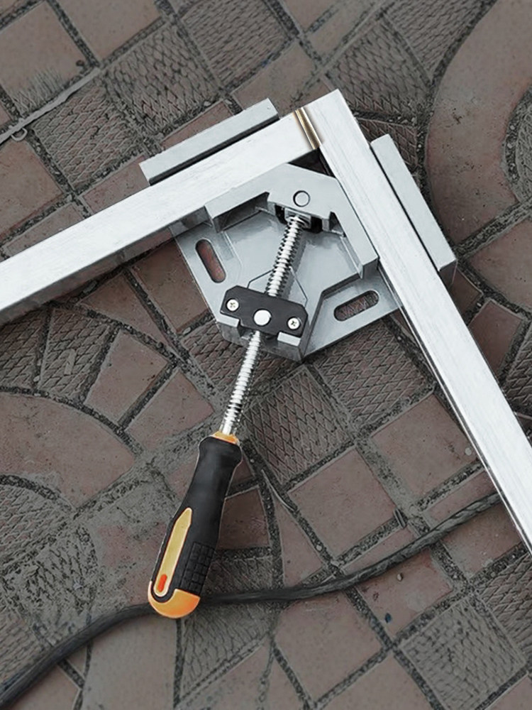 电焊辅助工具直角固定直角夹铝合金90度夹紧器钢管焊接夹具定位器