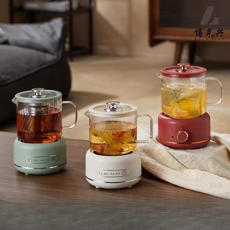 办公室小型全玻璃养生壶炖煮一体2025新款电陶炉烧水壶迷你煮茶器