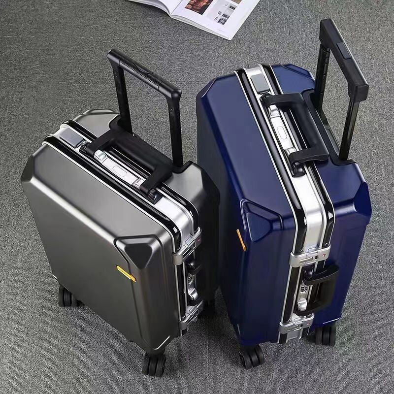 森马新款行李箱铝框24寸pc旅行箱学生万向轮拉杆箱男登机耐用飞