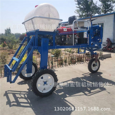 花生地座驾式打机 小型水冷四轮打车 玉米地除虫自走式打机