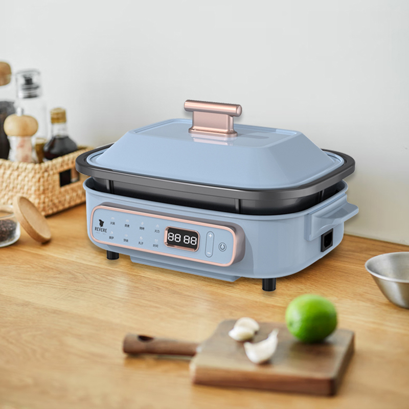 美国家用多功能料理锅多用火锅