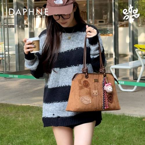【暮秋冬序】达芙妮秋冬手提包包单肩包复古潮流女士包百搭托特包