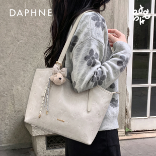 达芙妮托特包女小众时尚 Daphne 刺绣韩系通勤百搭单肩大容量包包
