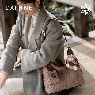印花托特包百搭通勤单肩包 高级大容量经典 达芙妮Daphne时尚 新款