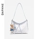 DAPHNE 达芙妮百搭少女风单肩包甜美风斜挎包女士学院托特包25038