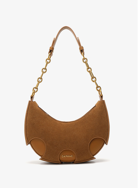 达芙妮Daphne可拆卸月牙包女单肩包斜挎包6123683124/10125