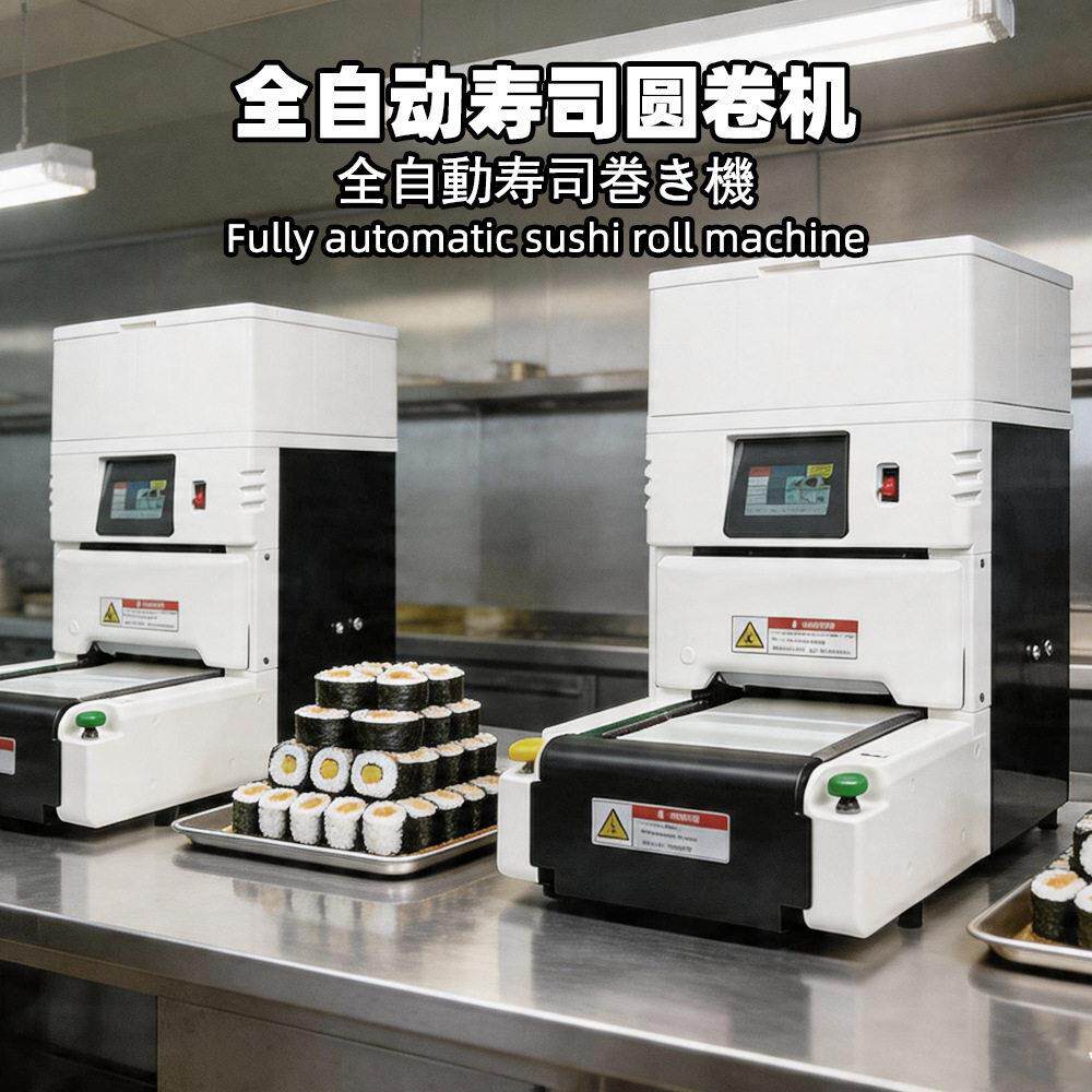 全自动寿司圆卷机2026年热销新款专业做寿司神器全制动寿司机