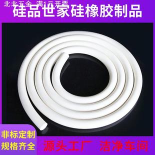 硅胶发泡条耐高温海绵条硅胶发泡圆条硅胶方条填充密封硅胶海绵绳