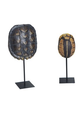 新中式创意仿真乌龟壳摆件客厅书房玄关办公室装T饰工艺品道具摆