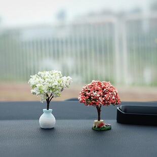 汽车中控台装饰品摆件2025新款车内彷真花高级感女车载摆件小清新