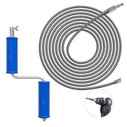 下水道疏通器6MM疏通弹簧家用通马桶神器厨房厕所专用堵塞工具