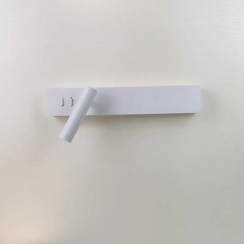 壁灯阅读灯床头灯薄带射灯开关现735代极圆形简酒超店卧室墙超亮