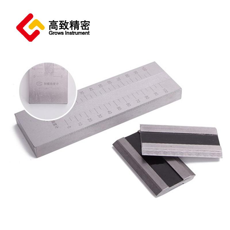 QXD刮单板度计 锈不钢刮板细度计 槽 双槽刮QXD板细细度计 可过检