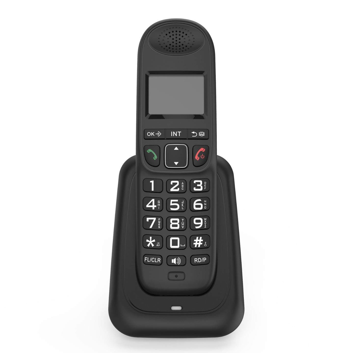 大而信D1003商务办公居家手持电话数字无绳电话机跨境