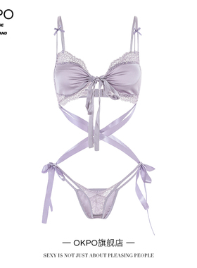 情趣内衣性感大尺度qqny床上诱惑战袍免脱成人调情趣味紫色激情风