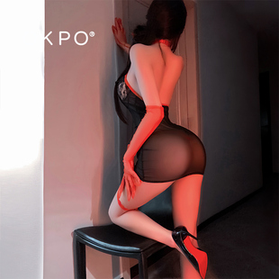 情趣内衣2026新款性感约会战袍大尺度旗袍透视羞耻睡裙制服诱惑女