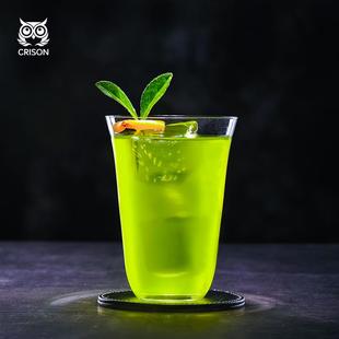 歐式 圓形商用調酒雞尾酒果汁杯 CRISON無鉛水晶玻璃長飲杯 LD3105