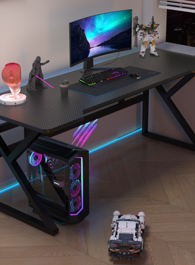 书桌电竞桌书房办公桌房间家用书桌台式电脑桌宿舍出租房简易桌子