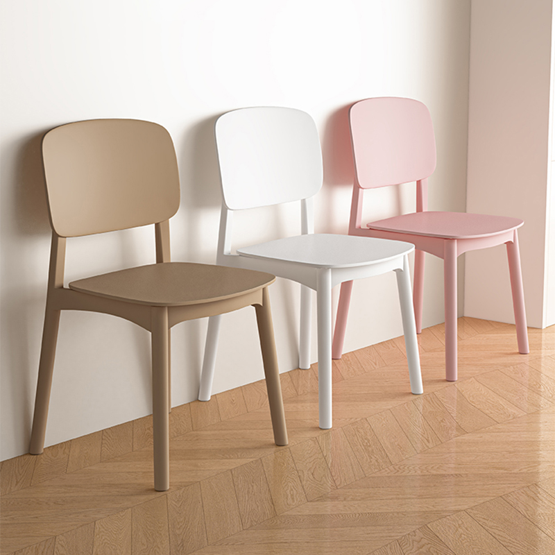 餐椅家用简约现代凳子北欧餐桌椅塑料椅子家用加厚靠背椅舒适简易