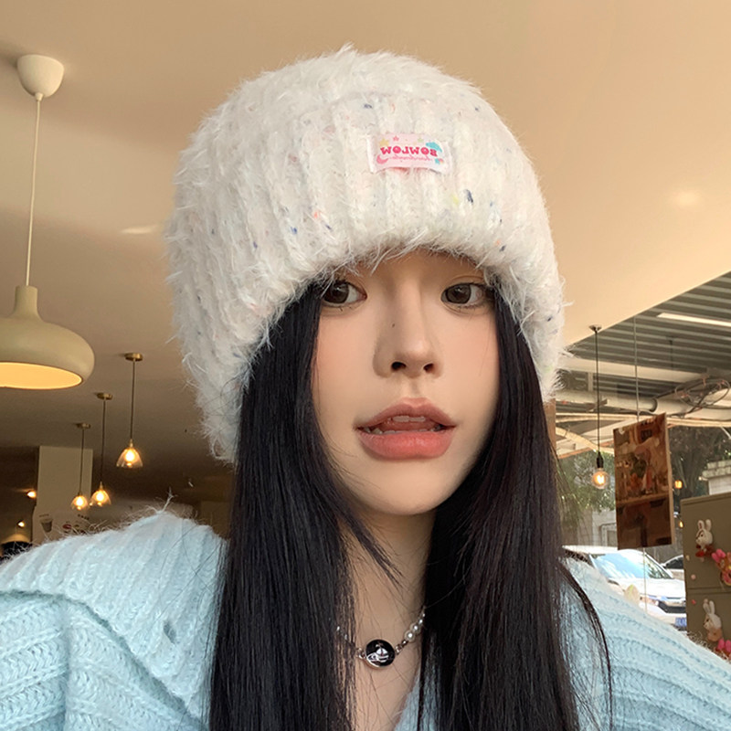 帽子女秋冬新款甜美可爱大头围毛线帽护耳保暖显脸小韩版针织冷帽,服饰配件/皮带/帽子/围巾,帽子,淘宝优惠券,粉丝福利购,淘宝优惠卷