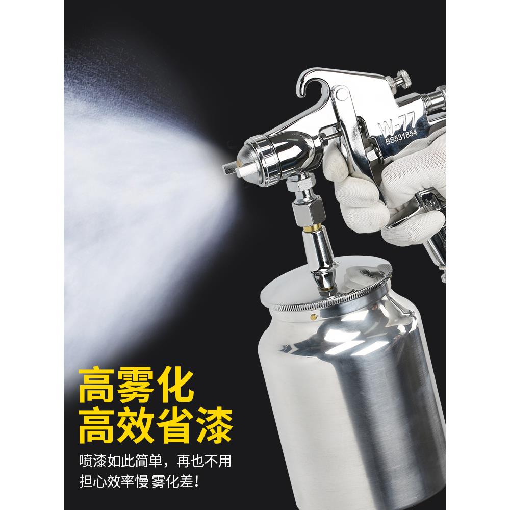 油漆喷枪喷壶气动喷漆枪小型汽车钣金乳胶漆喷漆机家具修补漆工具