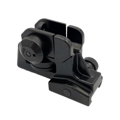 CQB金属后准司骏M4JM9代M4A1下供软弹改装JM13后准金属机械瞄