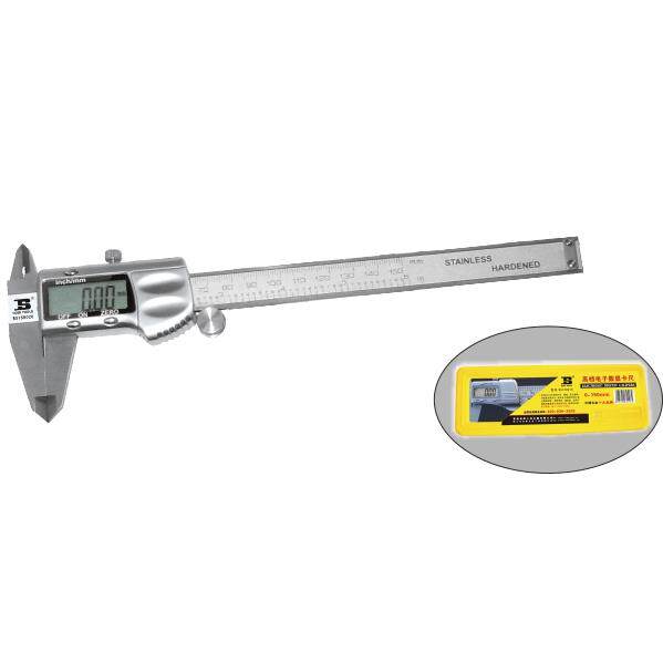 波斯 高档型150MM200MM电子数显游标卡尺 不锈钢整体卡尺