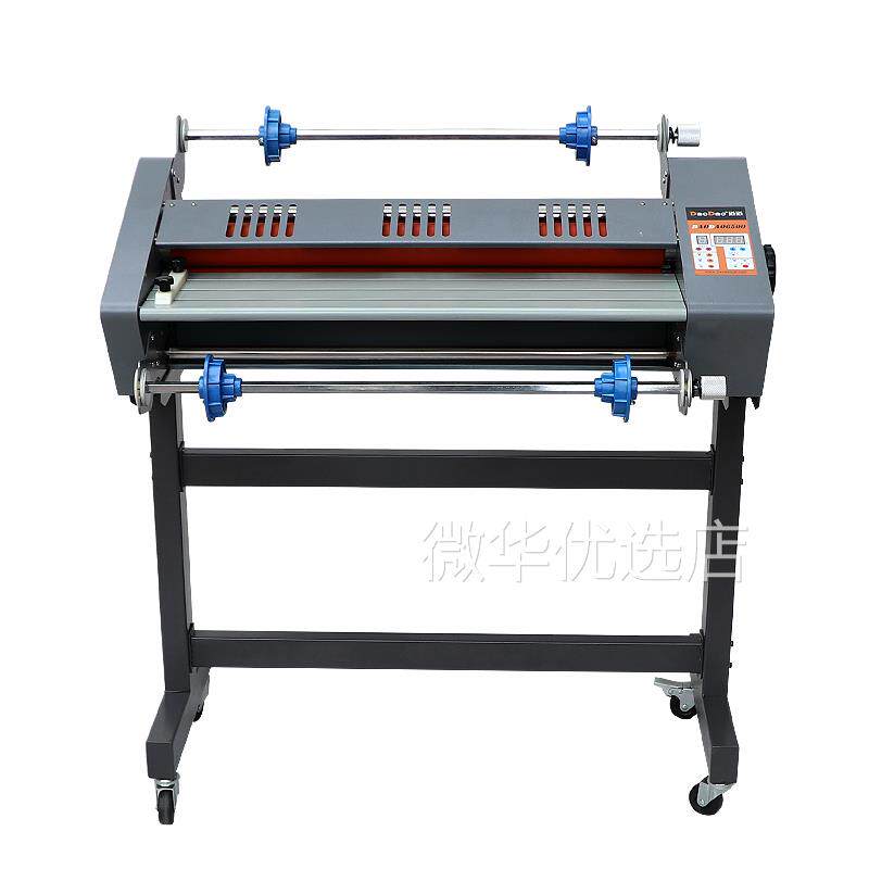 FM480钢棍覆膜机大型加热冷裱机广告写真热覆膜机A热裱膜机A4预涂