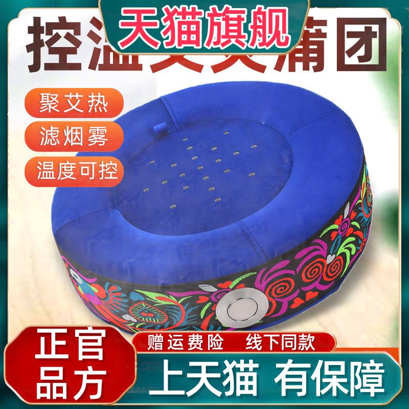官方正品艾灸蒲团绒布坐垫坐灸仪熏蒸器家用灸器臀部器具凳子座椅
