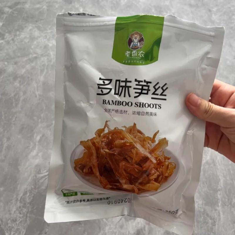 /多味笋丝干500g微辣袋装即食农家笋干休闲散装零食临安特产嫩笋