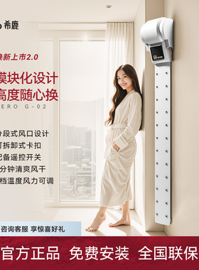 希鹿（CERO）新款浴室干身器吹风机酒店家用烘干机人体干身机