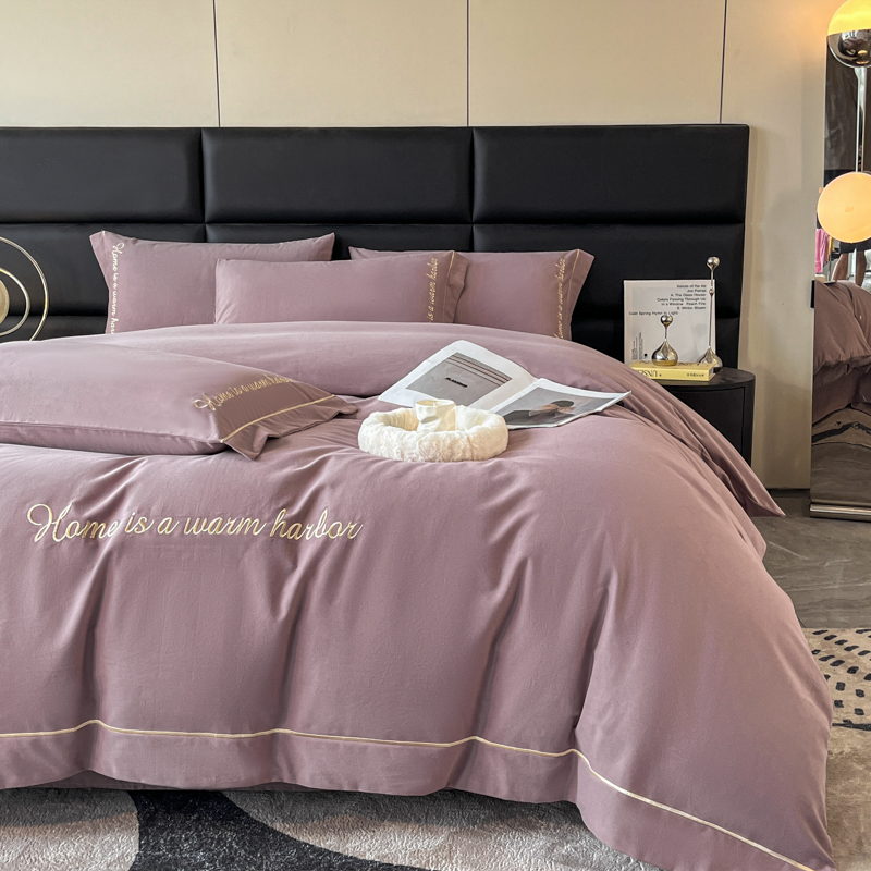 全棉磨毛床上四件套2025新款
