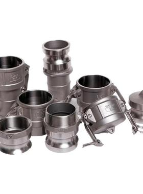 不锈钢快速装接头 F型带法兰201 304 316 GB/T16693 可图纸加工