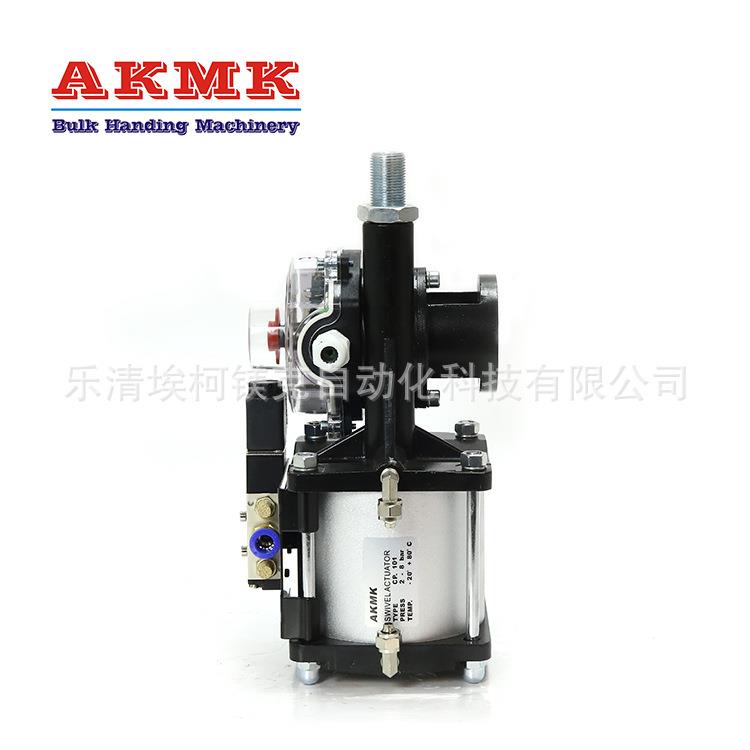 CP063气动执行器蝶阀气缸适用于VFS100-150粉体蝶阀搅拌站配件