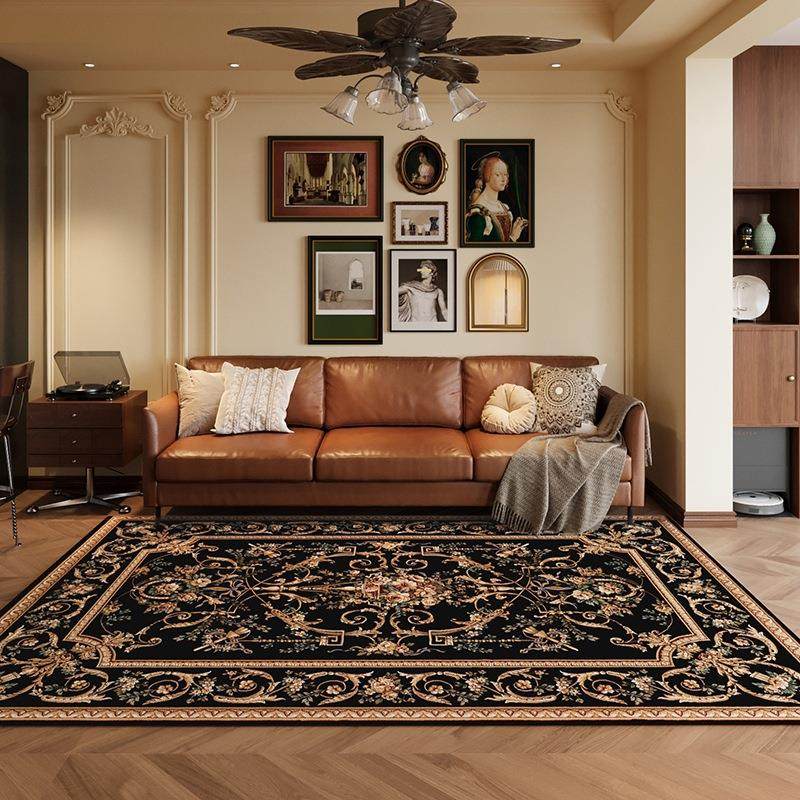 中古地毯客厅沙发地垫防水免洗可擦卧室新款复古轻奢高级美式法式,居家布艺,地毯,淘宝优惠券,粉丝福利购,淘宝优惠卷