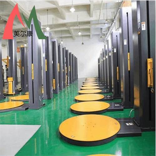 智能感应托盘缠绕机拉伸薄膜缠绕包装机全自动打包机托盘缠绕膜机