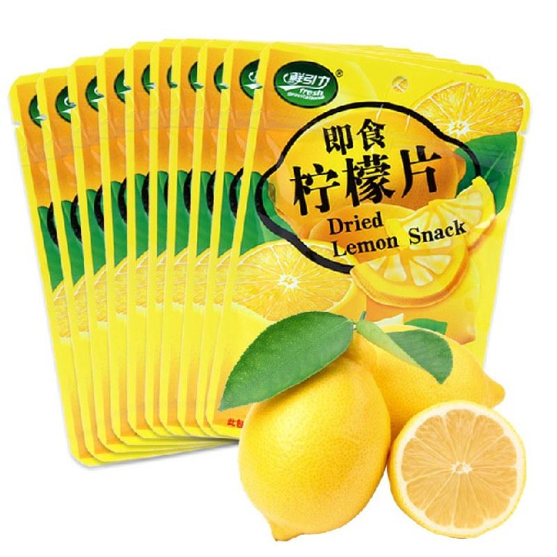 鲜引力即食柠檬片16gX10袋独立小袋装果脯蜜饯果干金桔类制品